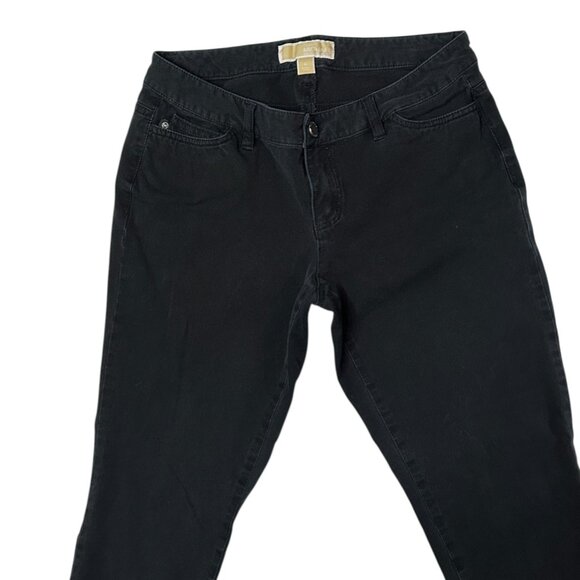 Michael MICHAEL KORS Womens Black Stretch Skinny Jeans Size 4 - Picture 9 of 16